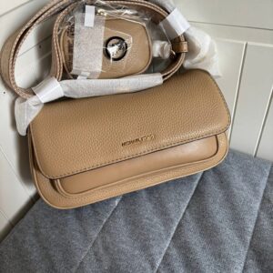 Listonoszka Michael Kors Jet Set Travel Small Crossbody with Pouch Leather Carmel
