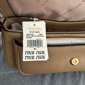 Listonoszka Michael Kors Jet Set Travel Small Crossbody with Pouch Leather Carmel