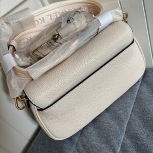Listonoszka Michael Kors Jet Set Travel Small Crossbody with Pouch Leather Crem