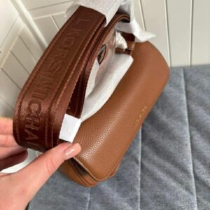 Listonoszka Michael Kors Jet Set Travel Small Crossbody with Pouch Leather luggage brąz